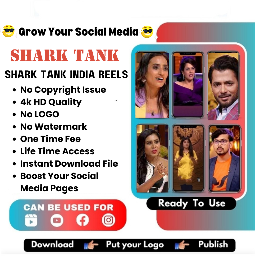 Shark Tank India Reels Bundle