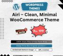 Airi – Clean, Minimal WooCommerce Theme