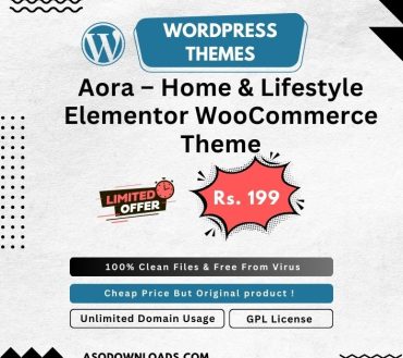 Aora – Home & Lifestyle Elementor WooCommerce Theme