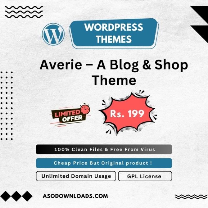 Averie – A Blog & Shop Theme