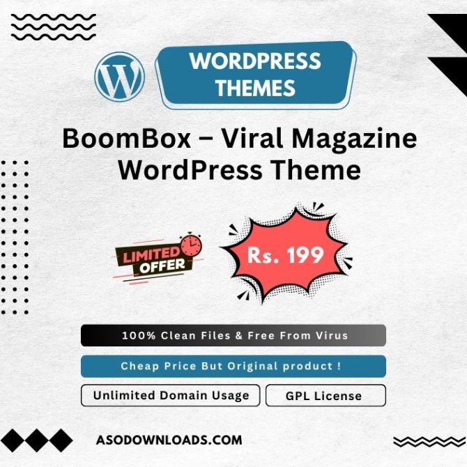 BoomBox – Viral Magazine WordPress Theme