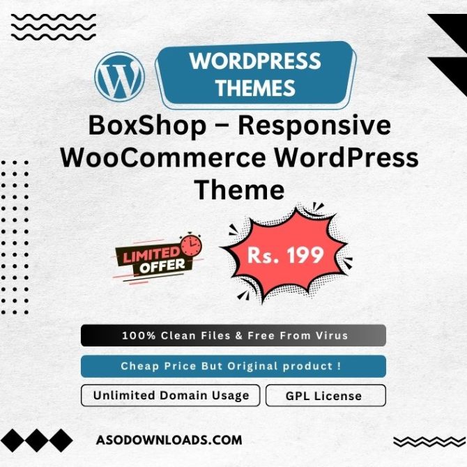 BoxShop – Responsive WooCommerce WordPress Theme