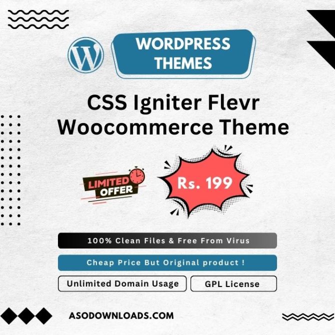 CSS Igniter Flevr Woocommerce Theme