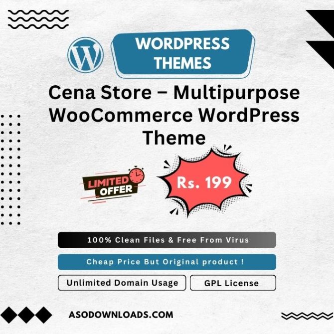 Cena Store – Multipurpose WooCommerce WordPress Theme