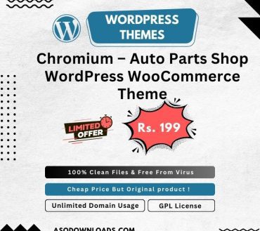 Chromium – Auto Parts Shop WordPress WooCommerce Theme