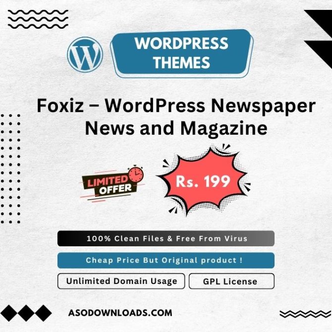 Foxiz – WordPress Newspaper News and Magazine