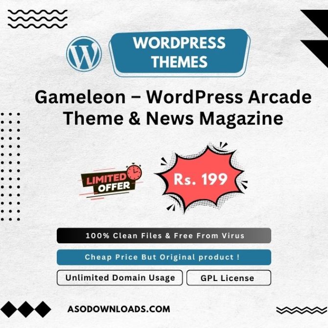 Gameleon – WordPress Arcade Theme & News Magazine