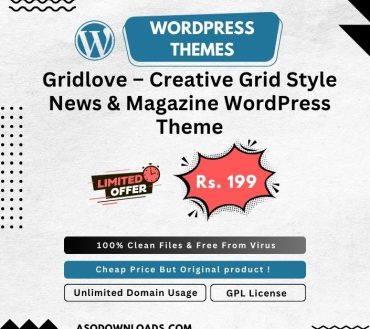 Gridlove – Creative Grid Style News & Magazine WordPress Theme