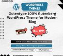 Gutentype 100% Gutenberg WordPress Theme for Modern Blog