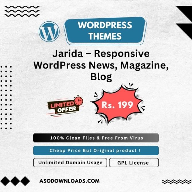 Jarida – Responsive WordPress News, Magazine, Blog