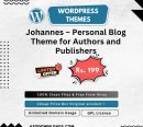 Johannes – Personal Blog Theme for Authors and Publishers