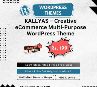 KALLYAS – Creative eCommerce Multi-Purpose WordPress Theme