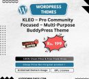 KLEO – Pro Community Focused – Multi-Purpose BuddyPress Theme