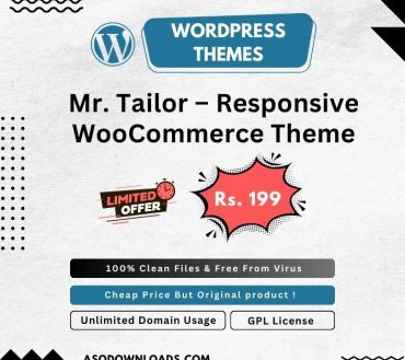 Mr. Tailor – Responsive WooCommerce Theme