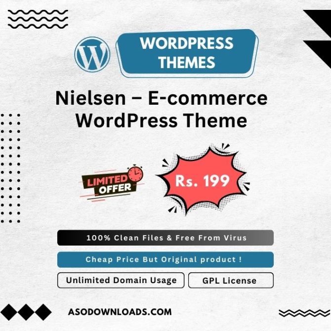 Nielsen – E-commerce WordPress Theme