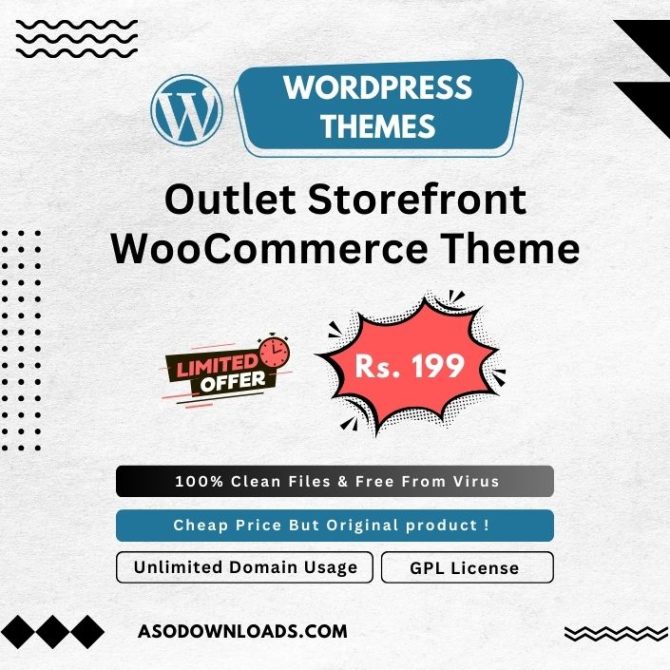 Outlet Storefront WooCommerce Theme