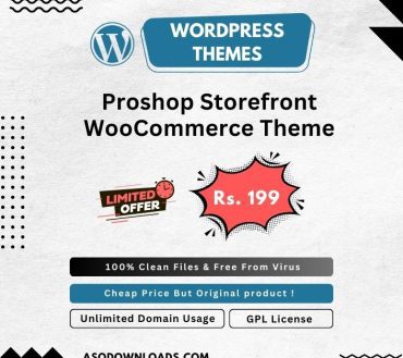 Proshop Storefront WooCommerce Theme