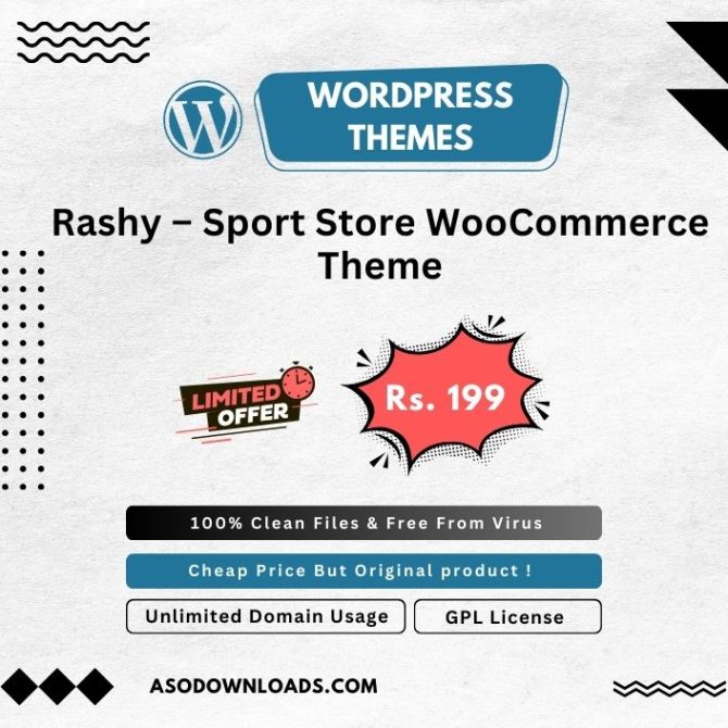 Rashy – Sport Store WooCommerce Theme