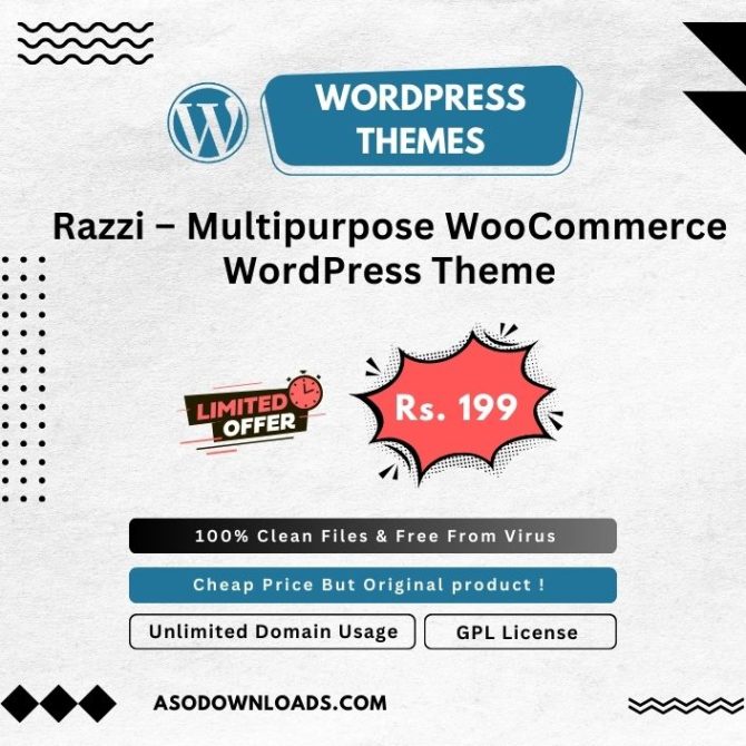 Razzi – Multipurpose WooCommerce WordPress Theme