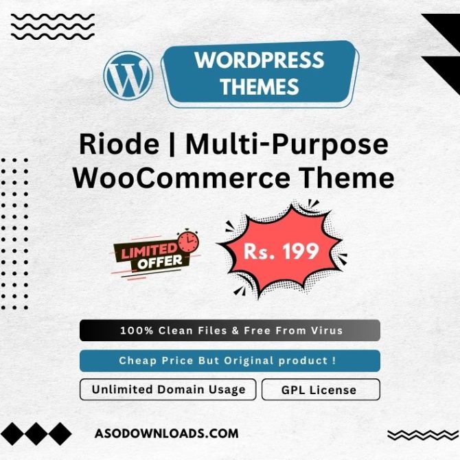 Riode | Multi-Purpose WooCommerce Theme