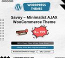 Savoy – Minimalist AJAX WooCommerce Theme