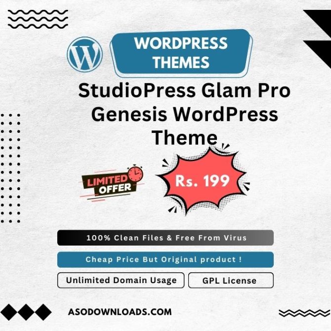 StudioPress Glam Pro Genesis WordPress Theme