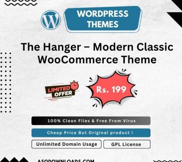 The Hanger – Modern Classic WooCommerce Theme