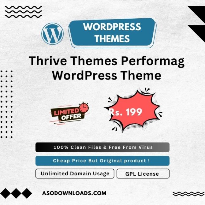 Thrive Themes Performag WordPress Theme