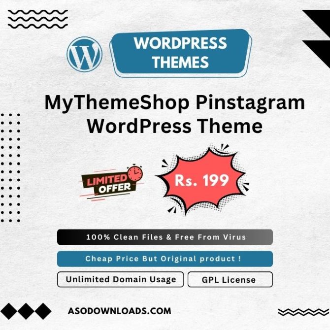 MyThemeShop Pinstagram WordPress Theme