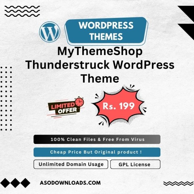 MyThemeShop Thunderstruck WordPress Theme