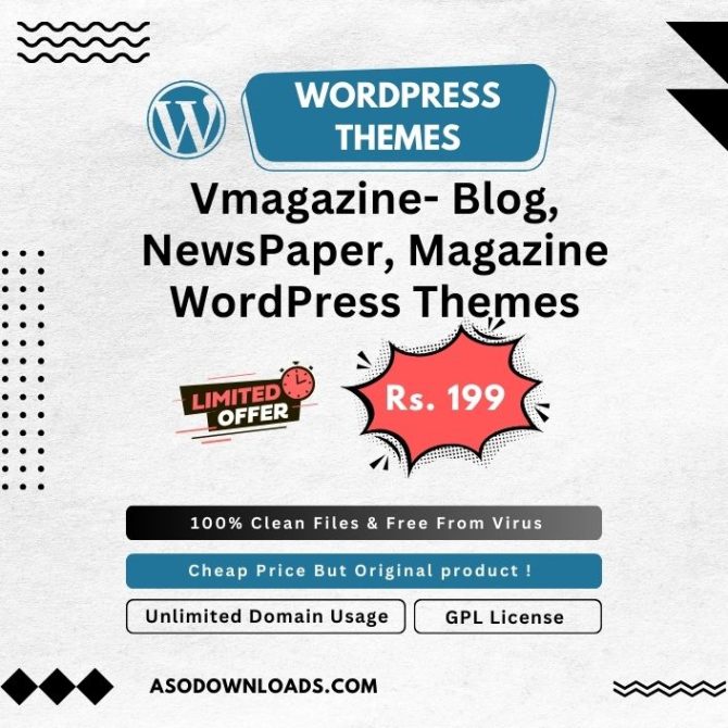 Vmagazine- Blog, NewsPaper, Magazine WordPress Themes