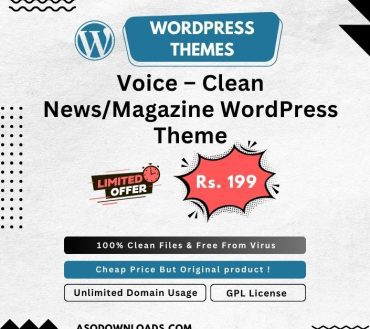 Voice – Clean News/Magazine WordPress Theme