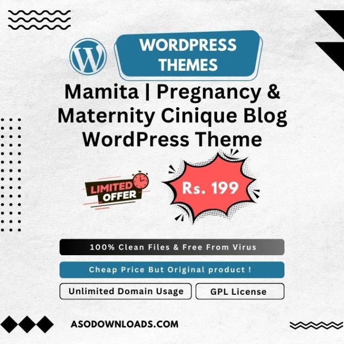 Mamita | Pregnancy & Maternity Cinique Blog WordPress Theme