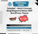 Soledad – Multi-Concept Blog/Magazine/News AMP WordPress Theme