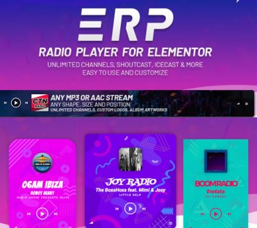 Erplayer – Radio Player for Elementor