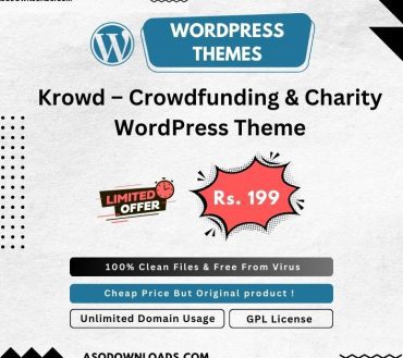 Krowd – Crowdfunding & Charity WordPress Theme