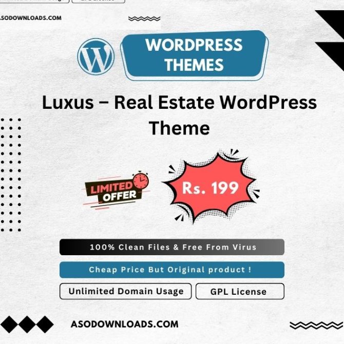 Luxus – Real Estate WordPress Theme