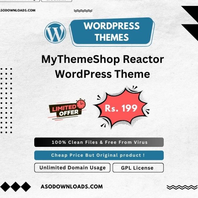 MyThemeShop Reactor WordPress Theme