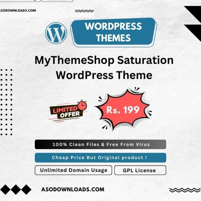 MyThemeShop Saturation WordPress Theme