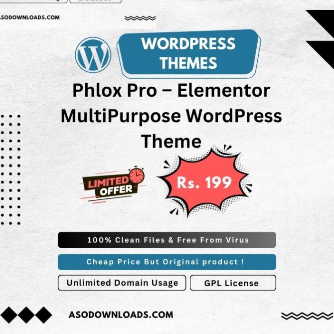 Phlox Pro – Elementor MultiPurpose WordPress Theme