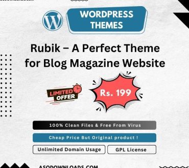 Rubik – A Perfect Theme for Blog Magazine Website