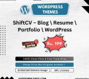 ShiftCV – Blog Resume Portfolio WordPress