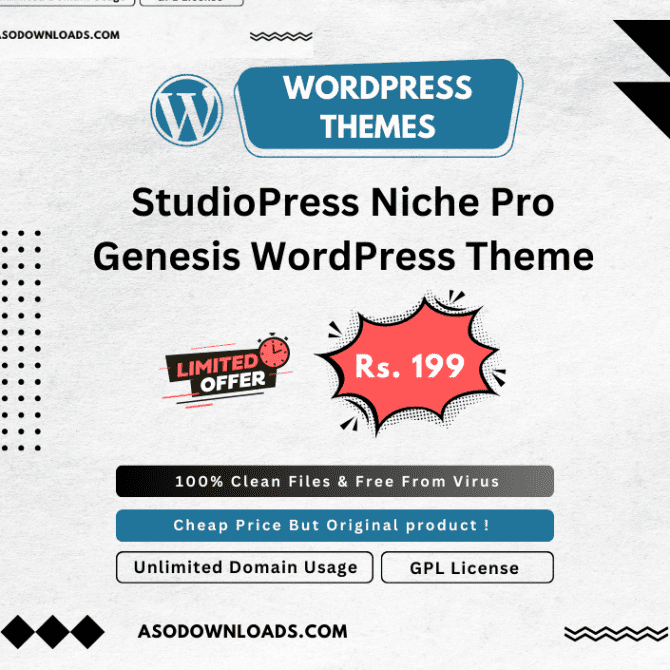 StudioPress Niche Pro Genesis WordPress Theme