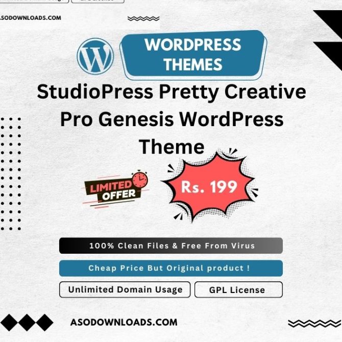 StudioPress Pretty Creative Pro Genesis WordPress Theme