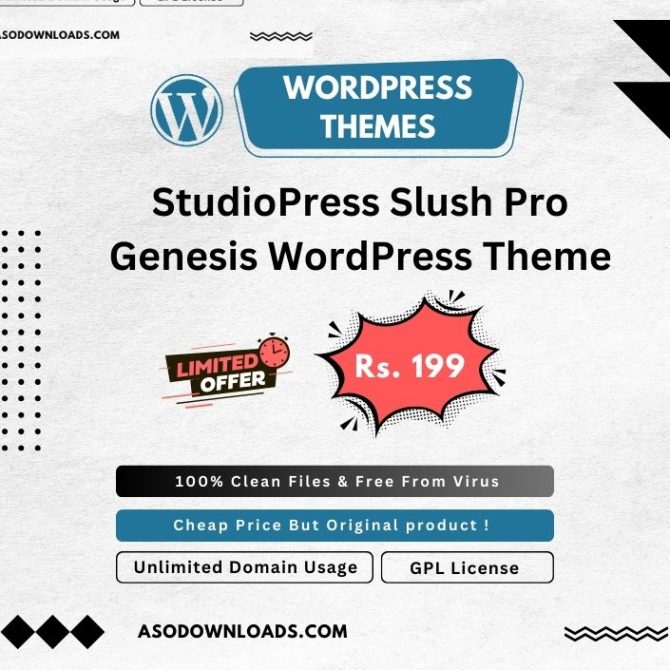 StudioPress Slush Pro Genesis WordPress Theme