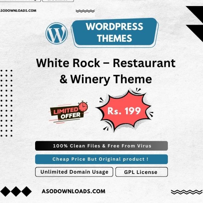 White Rock – Restaurant & Winery Theme