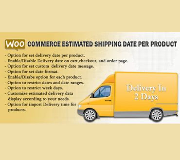 # **WooCommerce Estimated Shipping Date Per Product** WooCommerce Estimated Shipping Date Per Product is a powerful plugin designed to enhance the customer shopping experience by providing accurate shipping date estimates for each product. This plugin allows store owners to display estimated delivery dates based on various conditions such as product availability, shipping method, customer location, and processing time. By offering precise shipping details, this plugin helps reduce customer inquiries, boost sales, and improve overall customer satisfaction. Whether you run a small online store or a large eCommerce business, this plugin ensures that customers receive clear shipping expectations, leading to a smoother and more reliable purchasing process. ## **Key Features of WooCommerce Estimated Shipping Date Per Product** ### **1. Display Estimated Shipping Date for Each Product** - Show estimated delivery dates for individual products directly on product pages. - Customize shipping estimates based on product-specific lead times. ### **2. Flexible Date Calculation Rules** - Configure estimated shipping dates based on: - Product processing time - Shipping method selected - Customer location - Vendor-specific lead times - Order placement day (weekends and holidays can be excluded) ### **3. Dynamic Shipping Estimates** - Automatically calculate estimated shipping dates based on real-time conditions. - Update estimates dynamically if a customer changes the shipping method at checkout. ### **4. Customizable Display Options** - Show estimated shipping dates on: - Product pages - Cart page - Checkout page - Order confirmation emails - Customer account order history ### **5. Different Shipping Estimates for Multiple Products in One Order** - Set individual shipping dates for different products in a single order. - Display combined shipping estimates based on the longest product processing time. ### **6. Location-Based Estimated Shipping Dates** - Adjust shipping estimates based on customer location (country, state, or ZIP code). - Offer region-specific estimated delivery dates to improve accuracy. ### **7. Customizable Text & Labels** - Modify the estimated delivery message to match your store’s branding. - Use predefined text templates or create custom messages with placeholders for dynamic date values. ### **8. Holiday & Non-Working Days Exclusion** - Define specific holidays or non-working days when shipping will not occur. - Ensure that estimated delivery dates consider operational schedules. ### **9. Compatibility with WooCommerce Shipping Methods** - Works with all default WooCommerce shipping methods. - Supports flat rate shipping, free shipping, and third-party carriers. ### **10. Bulk Import & Export of Shipping Estimates** - Easily manage estimated shipping dates for multiple products using CSV import/export functionality. ### **11. Mobile-Friendly & Optimized for Performance** - Fully responsive design ensures proper display on all devices. - Optimized for speed without affecting WooCommerce store performance. ## **Why Choose Our WooCommerce Estimated Shipping Date Per Product Plugin?** - **Very Cheap Price & 100% Original Product** – Purchased directly from the original authors. - **Untouched & Unmodified Files** – Receive the original files without modifications. - **100% Clean & Virus-Free** – Secure and malware-free files. - **Unlimited Domain Usage** – Use on multiple websites without restrictions. - **Free Future Updates** – Get all upcoming updates at no extra cost. ## **Product Details:** - **Product Name:** WooCommerce Estimated Shipping Date Per Product - **Version:** 1.8 - **Last Updated:** 03.01.2018 WooCommerce Estimated Shipping Date Per Product is an essential tool for any online store looking to provide accurate delivery timeframes to customers. By displaying clear and customized shipping estimates, this plugin enhances transparency, boosts trust, and improves customer satisfaction, ultimately leading to higher conversions and fewer shipping-related inquiries.