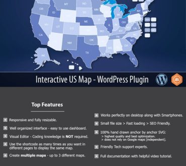 Interactive US Map – WordPress Plugin