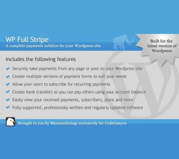 WP Full Stripe – Subscription and payment plugin for WordPress